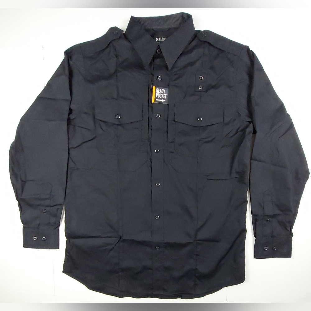 5.11 Tactical Shirt Mens Size Large Tall Midnight Navy Taclite PDU 72366 NWT